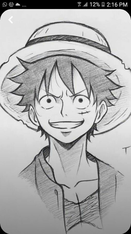 Luffy Pen Sketch, Luffy Drawing Pencil Easy, Easy Anime Drawings Simple, Luffy Pencil Drawing, Luffy Sketch Easy, Cute Anime Sketch Easy, One Piece Drawing Luffy, One Piece Luffy Drawing, Monkey D Luffy Sketch