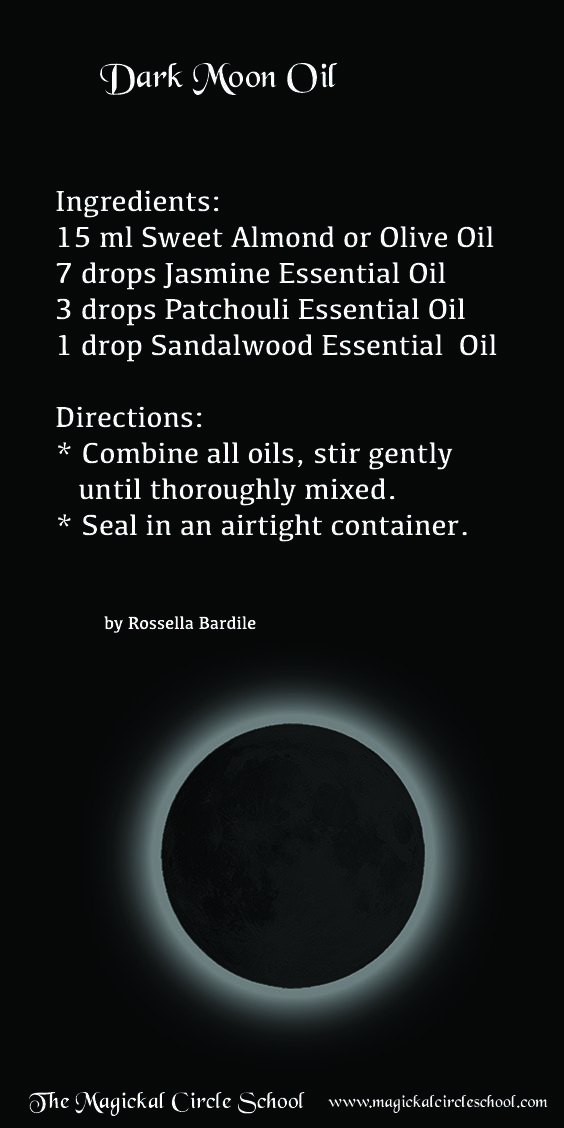 an advertisement for dark moon oil with the caption'ingredients'and description on it