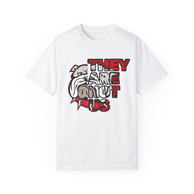 Show off your Georgia Bulldog pride with this comfortable and stylish football t-shirt. Perfect for game days or casual wear, this unisex garment-dyed t-shirt is a must-have for any Georgia fan. Product features - Available in multiple sizes from S to 4XL for the perfect fit - Double-needle stitching for durability - Garment-dyed fabric for soft color and texture - Made with high quality, 100% ring-spun US cotton - Relaxed fit and crew neckline for versatile styling options Care instructions - Machine wash: cold (max 30C or 90F) - Do not bleach - Tumble dry: low heat - Iron, steam or dry: low heat - Do not dryclean Georgia Bulldogs Shirt, Georgia Bulldog, Dog Football, Bulldog Shirt, Football T Shirt, Game Day Shirts, Georgia Bulldogs, Dyed Fabric, Couple Shirts