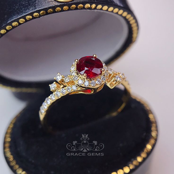 Brilliant 18K Rose Gold ruby ring/Natural certified untreated raw ruby/Halo band Vintage Handmade fine jewelry ring for women/Boho cocktail click for more unique jewelry https://www.etsy.com/shop/GraceGemsUS?ref=seller-platform-mcnav Item Details Handmade: Yes Designing and producing location: Denver, The United States When: it is custom made to order Handmade duration: 1-2 weeks Metal: Solid 14K & 18K Gold Band color: Rose gold, Yellow gold, White gold Total weight:2g The Center stone: Natu Ruby Diamond Ring With Rose Cut For Promise, Red Ruby Promise Ring With Rose Cut Diamonds, Luxury Ruby Birthstone Promise Ring, Lab-created Ruby Ring With Rose Cut Diamonds For Promise, Rose Gold Ruby Ring In Fine Jewelry Style, 14k Gold Ruby Ring With Rose Cut Diamonds, Antique Ruby Ring, Gold Ruby Ring, Ancient Greek Jewelry