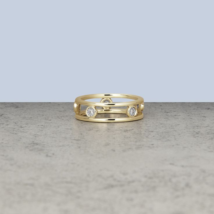 Your wedding band may be among the most precious pieces of jewelry you’ll ever wear—so it needs to be perfect, full stop. But, to us, perfect isn’t enough. It’s also about value. We aim to create rings with the best quality materials, while still keeping our prices fair. Our goal in creating these modern classics is to allow you to indulge in what you love, without having to settle for less. 10K Solid yellow gold Natural white diamonds: 0.07 CTW (approx) Diamond quality: HI-I2 Illusion plate set Formal Stackable Diamond Crystal Ring, Promise Diamond Ring With Bezel Setting And Open Shape, Timeless Cubic Zirconia Stackable Rings, Timeless Cubic Zirconia Ring With Round Band, Timeless Cubic Zirconia Open Band Ring, Open Band Bezel Setting Promise Ring, Timeless Open Band Cubic Zirconia Rings, Promise Ring With Bezel Setting And Open Band, Modern Cubic Zirconia Stackable Rings With Round Band