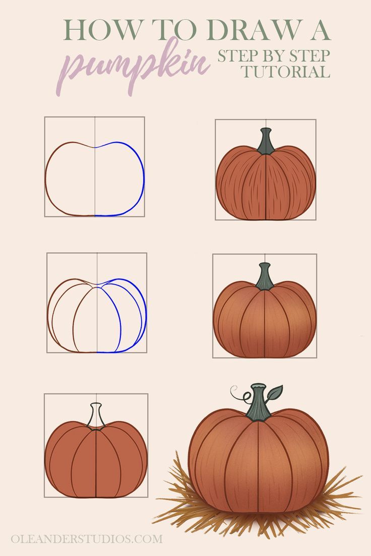 pumpkin illustration Stacked Pumpkins Drawing, Shading Pumpkins, Halloween Art Tutorials, Drawing A Pumpkin Step By Step, Pumpkin Illustration Drawing, Pumpkin Patch Drawing Easy, Pumpkin Aesthetic Drawing, Pumpkin Drawings Easy, Fall Sketches Easy