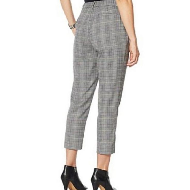 Reposhing This Item I Purchased From @Mosherposher. Loved It, But Ready To Rotate For Something New. Questions? Leave A Comment Below! Casual Cropped Leg Pants For Office, Casual Cropped Leg Office Pants, Casual Cropped Pants For Office, Glen Plaid, Pants Color, Ankle Pants, Vince Camuto, Something New, Pant Jumpsuit