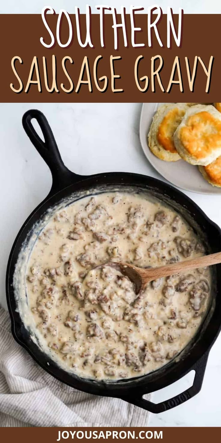 this southern sausage gravy is an easy and delicious side dish for any meal