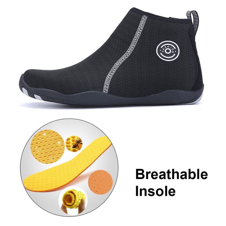 a shoe with the words breathable insole on it