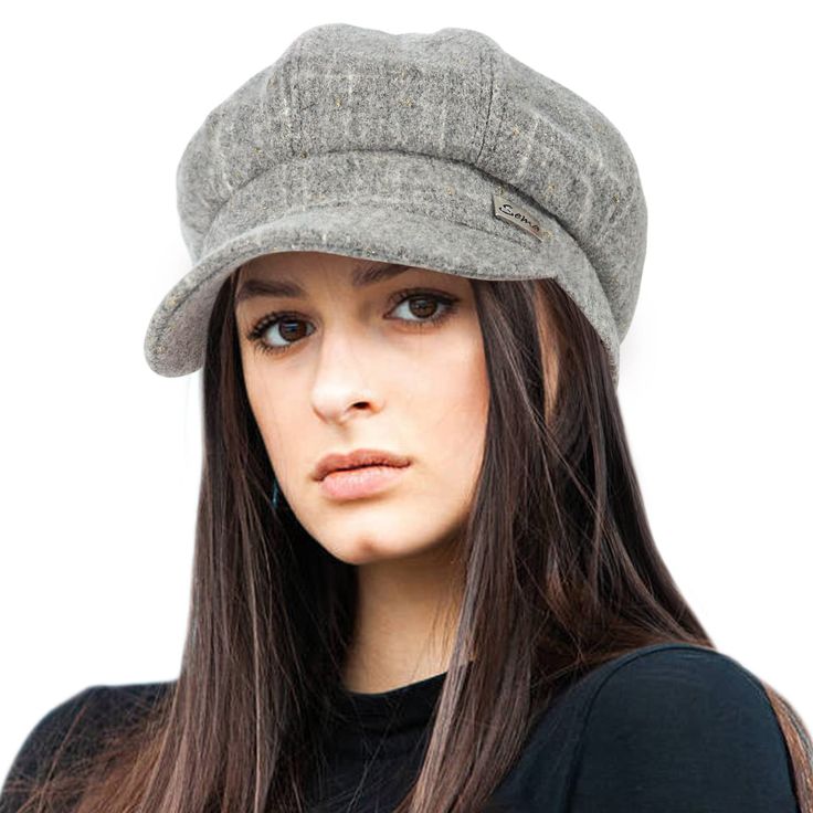 PRICES MAY VARY. 【Soft Material】 The newsboy hat is made of wool & polyester, a breathable and soft fabric, is comfortable to wear on. 【Cap Circumference】 One Size fits most women/girls, 22"-22.8"(56-58cm ), there's a drawstring on the interior to adjust the fit to your head size. 【Stylish Design】 Our stylish newsboy caps come with a soft circumference, is comfortable even if wear for a long time. The irregular lattice and golden thread embellishment design on the cap made the hat chic and uniqu Casual Wool Baseball Cap For Winter, Casual Wool Baseball Cap For Fall, Gray Flat Cap Beret In Casual Style, Casual Wool Cap, Casual Gray Flat Cap Beret, Casual Adjustable Wool Cloche Hat, Casual Fall Beret For Outdoor, Casual Fall Beret For Outdoors, Casual Winter Beret