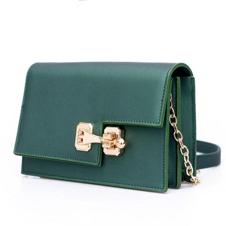 Women Baguette Sling wristlet Crossbody Messenger Faux-Leather Bag with Lock Style Design Trendy Party Baguette Crossbody Bag, Trendy Party Crossbody Baguette Bag, Trendy Crossbody Baguette Bag For Party, Chic Party Baguette Clutch Bag, Chic Party Clutch Baguette Bag, Chic Clutch Baguette Bag For Party, Elegant Green Shoulder Baguette Bag, Elegant Green Baguette Shoulder Bag, Chic Party Baguette Bag With Adjustable Strap