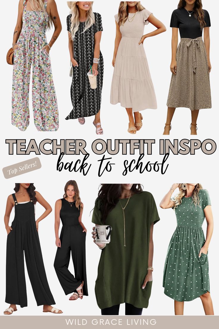 Teacher outfits inspo ideas on amazon Boho Teacher Outfit Fall, Fall Teacher Outfits 2024, Boho Teacher Outfit, Elementary Teacher Outfits, Amazon Teacher Outfits, Highschool Teacher, Teacher Outfits Dresses, Teacher Dress, Outfits Highschool