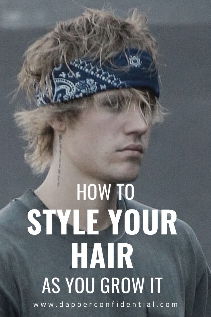 Men’s Hair Growing Out, Mens Hair Growing Out Stages, How To Style Long Hair For Men, How To Style Growing Out Hair, Growing Hair Out Stages, How To Find Your Style Men, Hair Styles While Growing It Out, How To Grow Long Hair Men, How To Style Hair While Growing It Out