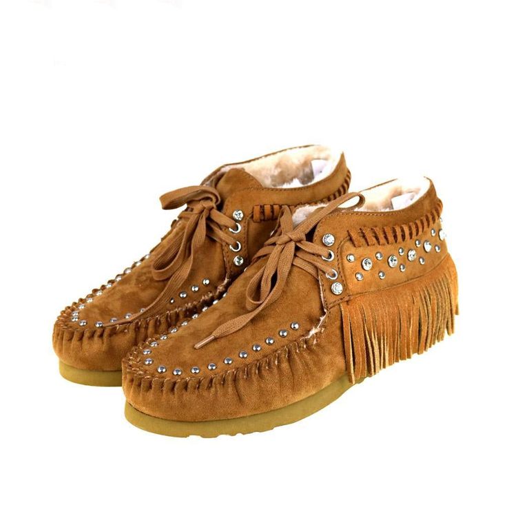 Moccasins Fringe Collection - Montana West World Native American Moccasins, Handmade Moccasins, Fringe Moccasins, Bling Car Accessories, Fringe Shoes, Rubber Texture, Moccasins Mens, Suede Moccasins, Moccasin Boots