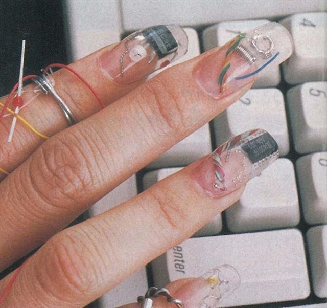 #NAILS #GOALS #manimonday #erosinspo #cyberpunk #nailart Catty Noir, Hand Care, Circuit Board, Motherboard, Clear Acrylic, Nail Inspo, Circuit, Acrylic Nails, Vintage Outfits