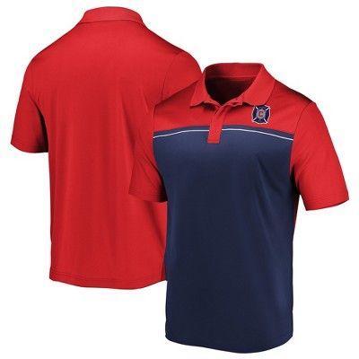 Mls Men's TC Polo Shirt Chicago Fire - S, Multicolored Moisture-wicking Polo Shirt For Sports Events, Team-colored Cotton Polo Shirt For Golf, Cotton Team Spirit Polo Shirt For Golf, Team Spirit Cotton Polo Shirt For Golf, Team Spirit Cotton Polo Shirt For Sports Season, Cotton Golf Polo Shirt, Cotton Polo Shirt For Golf, Team-colored Cotton Polo Shirt With Team Spirit Style, Team Spirit Cotton Polo Shirt In Team Colors