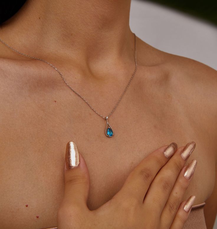 💙 14K Gold Blue Drop Stone Necklace 💙 ✨ Timeless Elegance: Embrace the allure of sophistication with our 14K Gold Blue Drop Stone Necklace. Featuring a stunning blue drop stone set in high-quality 14K gold, this necklace exudes timeless elegance and a touch of opulence. It's the perfect accessory to elevate any outfit with its radiant shine and luxurious design. 🔮 Blue Amethyst Necklace: Adorn yourself with the captivating beauty of our Blue Amethyst Necklace. The deep, rich hues of the blue amethyst create a mesmerizing effect, adding a pop of color and elegance. Known for its calming properties, this amethyst pendant is both a stylish and meaningful addition to your jewelry collection. 💎 Blue Diamond Jewelry: Experience the brilliance of our Blue Diamond Jewelry with this exquisite n Sapphire Drop Gemstone Jewelry, Fine Jewelry Sapphire Teardrop Pendant, Sapphire Teardrop Pendant Fine Jewelry, Sapphire Teardrop Pendant Birthstone Jewelry, Sapphire Pear-shaped Gemstone Jewelry, Sapphire Pear-shaped Birthstone Jewelry, Pear-shaped Sapphire Birthstone Jewelry, Blue Teardrop Pendant Necklace Fine Jewelry, Blue Gemstone Birthstone Necklace For Anniversary