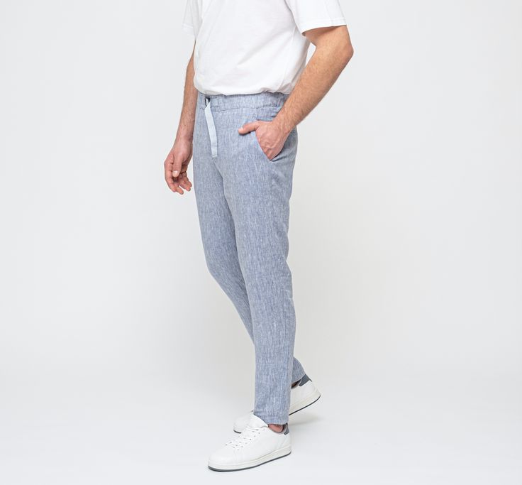 Cholp-No. #521 - Signature Collection
Mens Denim Patterned Sky Blue 100 Linen Pants Relaxed Fit. Set sail for new adventures with Signature Collection. Shop Now Linen Trousers With Welt Pockets, Relaxed Fit Linen Jeans With Tapered Leg, Summer Linen Tapered Leg Bottoms, Linen Jeans With Tapered Leg For Spring, Linen Tapered Leg Jeans For Spring, Summer Linen Tapered Leg Jeans, Fitted Blue Linen Bottoms, Relaxed Fit Linen Trousers, Blue Straight Hem Pants For Summer