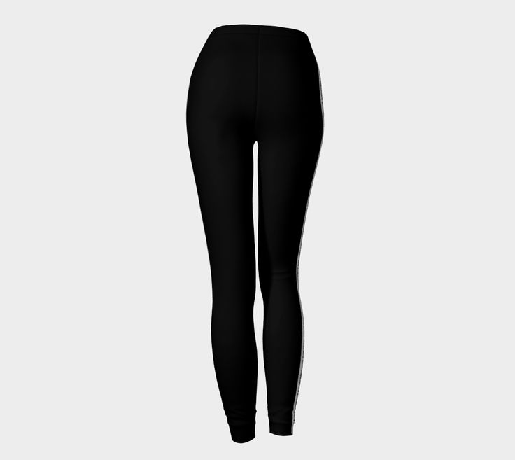 Modern and sleek Black and White Stripe Czarina leggings. | Czar Clothing Black Tight Athleisure Leggings, High Stretch Black Yoga Pants For Streetwear, Black Fitted Athleisure Yoga Pants, Black Tight Yoga Pants Athleisure, Black Casual Pants For Pilates, Black Compression Tights For Streetwear, Black Compression Leggings For Streetwear, Casual Black Pants For Pilates, Tight Black Yoga Pants Athleisure