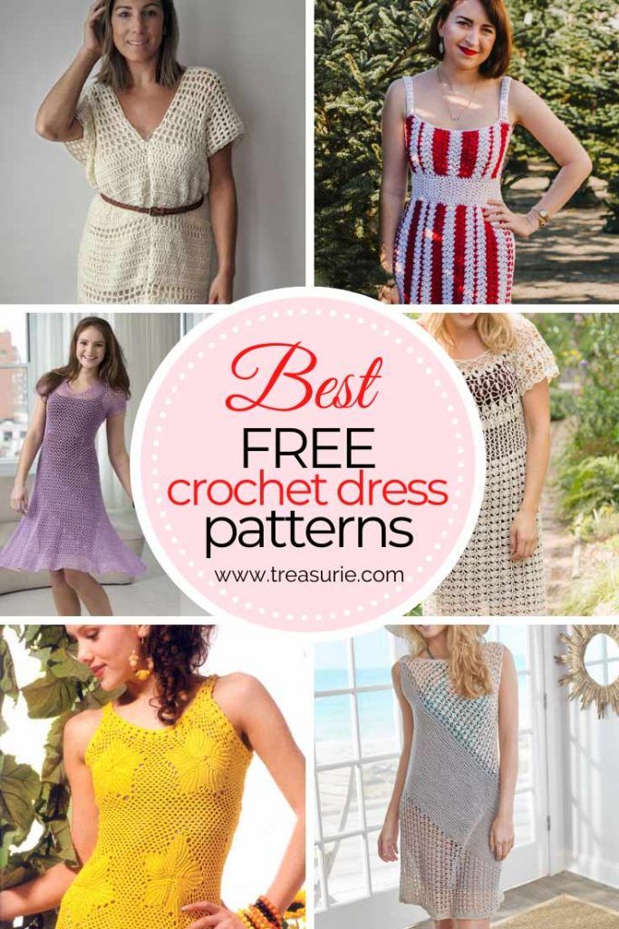 the best free crochet dress patterns for women