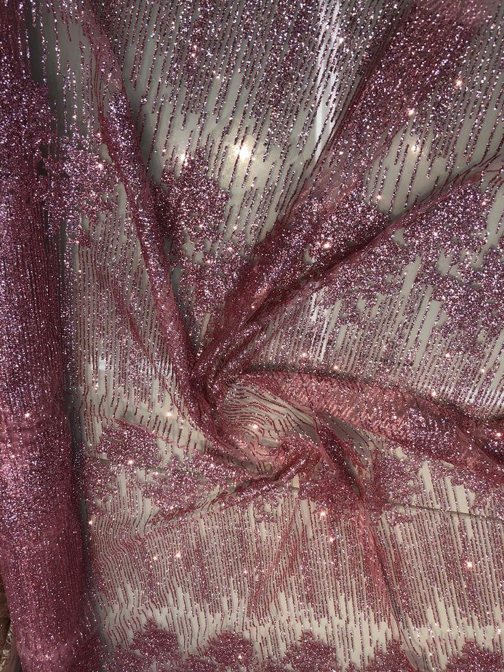 Purple Sequin Fabric For Party, Pink Shimmer Sequin Fabric For Party Season, Pink Sequin Fabric For Prom And Party Season, Red Sequin Fabric For Wedding And Party Season, Purple Sequin Fabric With Glitter Print For Party, Party Purple Sequin Fabric With Glitter Print, Festive Sequin Fabric For Prom, Pink Sequin Fabric For Evening Party Season, Glamorous Tulle Fabric For Party