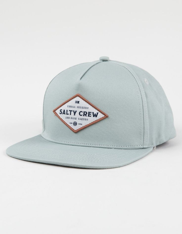 Salty Crew Infield 5 Panel Snapback Hat. Graphic Patch On Front. Flat Bill. Adjustable Snapback Closure. Woven Label At Closure. 100% Cotton. Imported. Clear Backpacks, Chino Pants Women, Wwe T Shirts, Flannel Sweatshirt, Backpack Lunch Bag, Boys Graphic Tee, Boys Backpacks, Casual Flat Shoes, Mens Trends