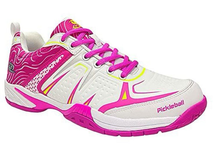 Acacia Dinkshot Unisex White/Pink Pickleball Shoes Size Women’s 11.5, Men’s 10 Item# 09-1218M Pink Pickleball, Minimal Shoes, Tennis Gear, Ankle Support, Synthetic Rubber, Shoes White, S 10, Pickleball, Brooks Sneaker