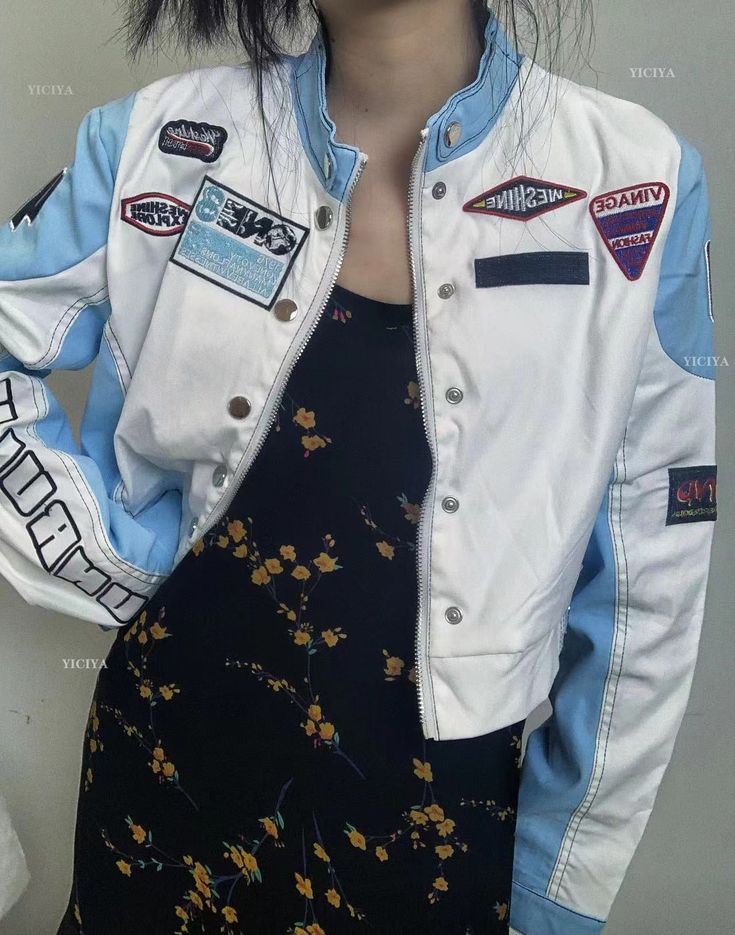 Race Car Jacket, Car Jacket, Vintage Racing Jacket, Cargo Pants Baggy, Short Graduation Dresses, Baseball Jackets, Prom Dresses With Pockets, Baseball Varsity Jacket, Mini Dress Fashion