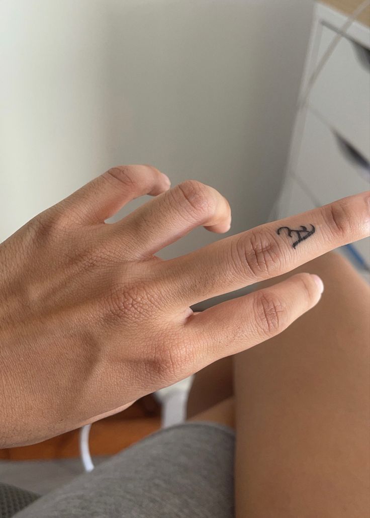 Finger Tattoo on Ring Finger Single Finger Tattoo, Letter A Finger Tattoo, Old English Finger Tattoo, R Finger Tattoo, Letter Tattoo Finger, Finger Letter Tattoo, Finger Tattoo Letter, Letter Finger Tattoo, Side Of Finger Tattoo