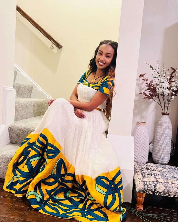 Modern Habesha Dress Colorful Handwoven Habesha Kemis Habesha Libs Eritrean Dress ሀበሻ ቀሚስ ሀበሻ ልብስ Traditional Long Dress With Traditional Patterns, Traditional Ceremony Dresses With Woven Motifs, Festive White Dresses With Woven Motifs, Festive White Dress With Woven Motifs, Traditional Multicolor Maxi Dress For Ceremonies, White Traditional Dresses With Traditional Patterns, Traditional Dresses With Short Sleeves For Ceremonies, Traditional Short Sleeve Dresses For Ceremonies, White Dresses With Woven Motifs For Festivals