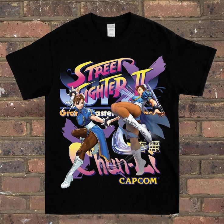 Chun Li Portrait Super Street Fighter 2 Turbo Premium Unisex T-shirt. The unisex heavy cotton tee is the basic staple of any wardrobe. It is the foundation upon which casual fashion grows. All it needs is a personalized design to elevate things to profitability. The specially spun fibers provide a smooth surface for premium printing vividity and sharpness. No side seams mean there are no itchy interruptions under the arms. The shoulders have tape for improved durability. .: 100% cotton (fiber co Unisex Character Print T-shirt For Streetwear, Zelda Gifts, Super Street Fighter, Street Fighter 2, Aesthetic Hoodie, Graphic Tshirt Design, Chun Li, Anime Shirt, Loose Shorts