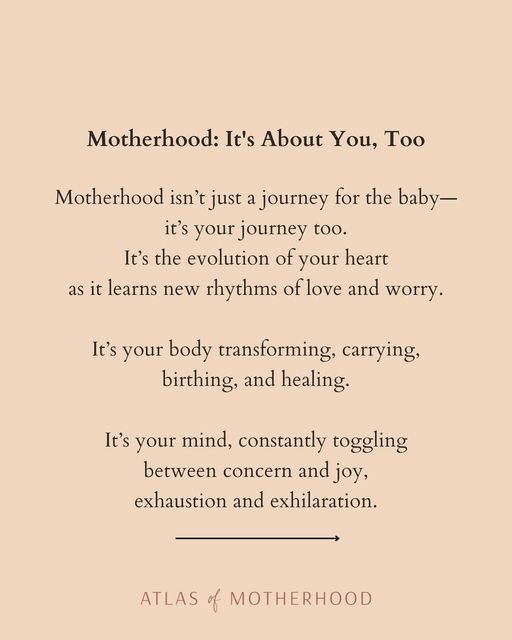 the poem motherhood it's about you, too by atlas of motherhood