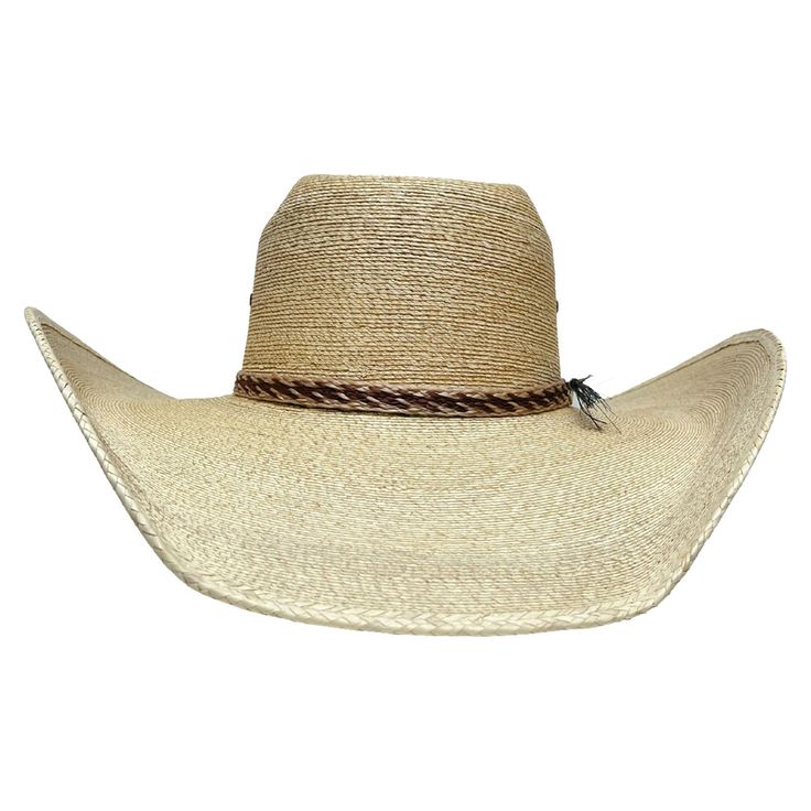 Description -4 1/2 Inch Crown -4 1/4 Inch Brim -Palm Straw material -Strong bold curves in the brim -Woven hat band -Ventilation holes Slip on the head honcho of straw cowboy hats. With a flat top featuring a subtle pinch adding a flavorful taste of contour, this hat embodies everything one wants in a straw cowboy hat. Rope up the competition with American Hat Makers Roper. Sizing Info Brim 4 1/4" Crown 4 1/2" For detailed sizing info, click here to watch a short, informative video. We offer FRE Country Style Toquilla Straw Sun Hat With Flat Brim, Outdoor Straw Hat With Wide Brim In Toquilla Straw, Straw Brimmed Western Hat, Western Style Straw Brimmed Hat, Outdoor Wide Brim Toquilla Straw Hat, Country Style Wide Brim Toquilla Straw Sun Hat, Beige Toquilla Straw Hat Band For Outdoor, Adjustable Western Panama Hat For Outdoor, Western Brown Straw Hat For Outdoors