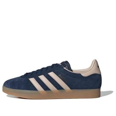 adidas Gazelle 'Night Indigo Taupe' IG6201 Navy Adidas Outfit, Navy Blue Gazelle, Blue Gazelle, Adidas Outfits, Navy Adidas, Gazelle Adidas, Taupe Heels, Limited Edition Sneakers, Cute Nike Shoes