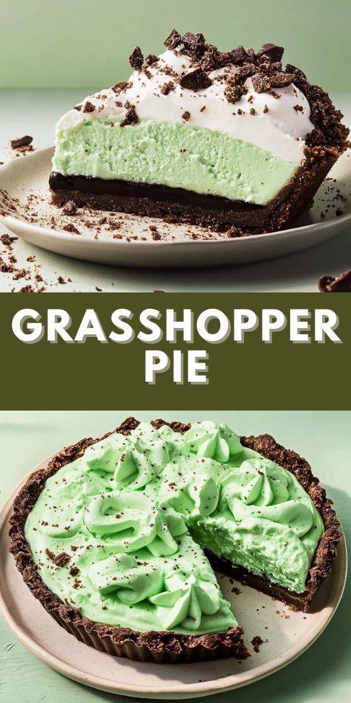 there is a piece of pie with green frosting on it and the rest of the pie has been cut in half