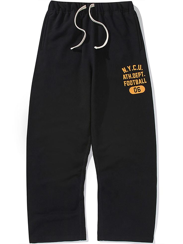 The sweatpant features oversized fit design, which makes relaxed and trendy silhouette, and rubber printed 1906 Columbia University’s Football celebration logo. The heavyweight cotton and polyester blend terry fabric makes vintage mood sweatshirt.- Elastic band waist with drawstring- Logo point- Side pockets- Back pocket Cotton Sweatpants With Letter Print For Streetwear, Relaxed Fit Sweatpants With Letter Print For Streetwear, Urban Sweatpants With Graphic Print For Streetwear, Relaxed Fit Joggers With Graphic Print For Streetwear, Urban Graphic Print Sweatpants For Streetwear, Oversized Sporty Sweatpants For Sports, Urban Style Sweatpants With Letter Print For Streetwear, Graphic Print Relaxed Fit Sweatpants For Streetwear, Urban Joggers With Letter Print For Loungewear