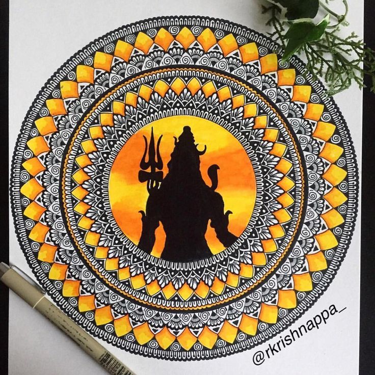 31k Followers, 544 Following, 391 Posts - See Instagram photos and videos from Rashmi's Art-Rashmi Krishnappa (@rkrishnappa_) Unique Mandala Drawing, Easy Mandala Drawing, Indian God, Mandala Art Therapy, Doodle Art Drawing, Mandala Art Lesson, Mandalas Drawing, Madhubani Art, Mandala Artwork