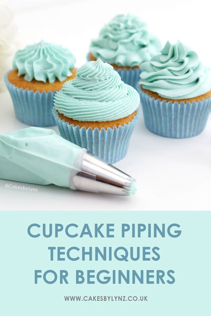 Cupcake Piping Techniques for Beginners Easy Icing Cupcakes, Piping Tips For Cupcakes Frosting Techniques, Easy Decorated Cupcakes Simple, Frosting Swirl Techniques, Iced Cupcakes Ideas, Buttercream Piping Techniques Cupcakes, Piping Icing On Cupcakes, Easy Piping Cupcakes, Best Piping Tips For Cupcakes