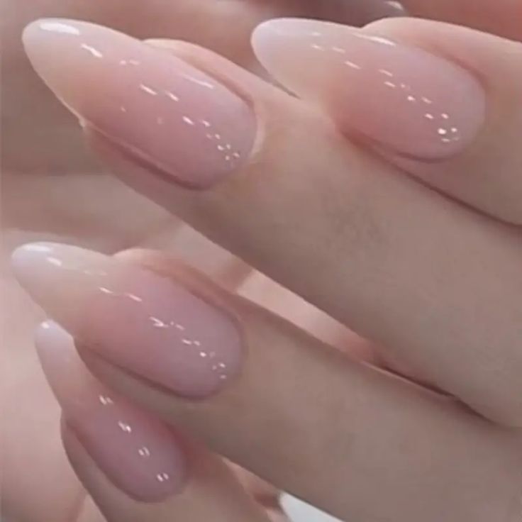 24 Pcs Spring Summer Nude White Press On Nail Medium Length Stiletto Almond Fake Nail Nude Gradient Natural Nail Design For Acrylic Nail Full Cover False Nail Manicure Decor | Discounts For Everyone | Temu Fake Nails Long, Nagel Tips, Nail Type, Style Français, Nail Forms, Gradient Nails, Nail Length, Acrylic Nails Coffin, Nailed It