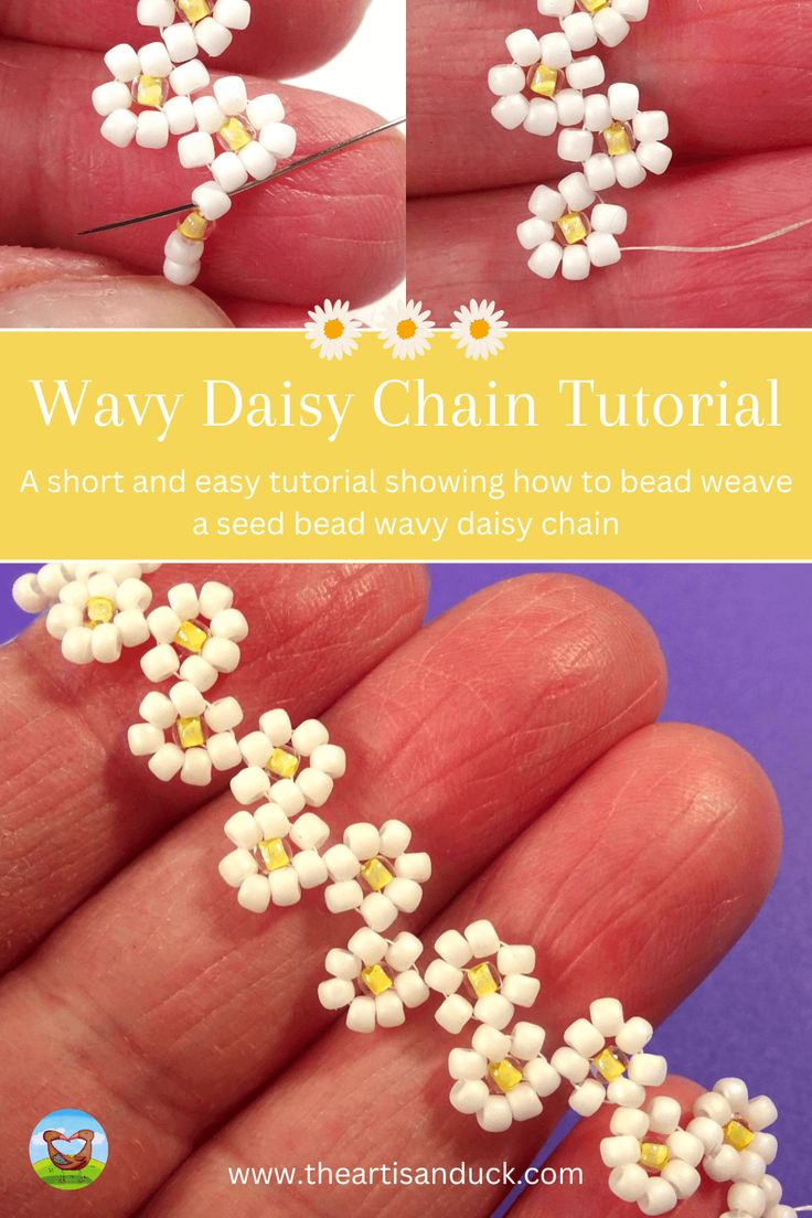 the instructions for how to make tiny daisies