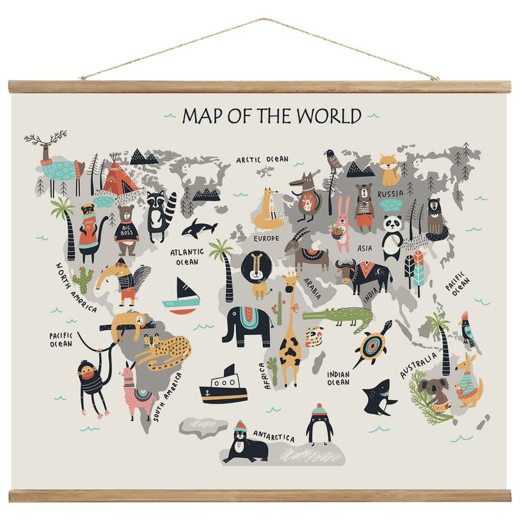 PRICES MAY VARY. EYE CATCHING DESIGN: This colorful animal world map is attractive and unique. Children will love spotting and naming all of the different animals on this design, It is definetly a fun way to encourage your child to explore the world. So it just easily brings inspiration to your children's nursery room, and also this is the perfect wall decor for your little world traveler. READY TO HANG: This W24"x H18" world map with animals is a pre-installed whole piece, posters are already a Animal Kingdom Map, Kingdom Map, World Poster, Kids World Map, Children Education, Maps For Kids, World Map Poster, Animal World, Framed Maps