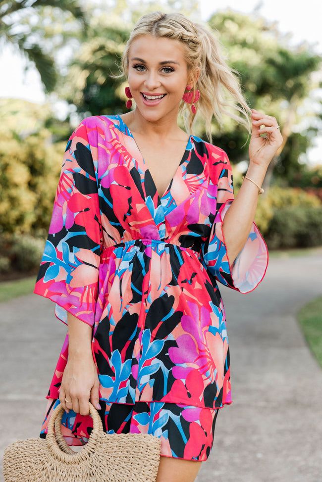 Dress With Heels, Cocktail Dress Wedding Guest, Wedding Guest Style, Cocktail Dress Wedding, See You Soon, Style Maxi Dress, Floral Ruffle, Night Looks, Solid Dress