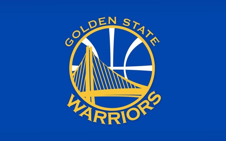 the golden state warriors logo on a blue background