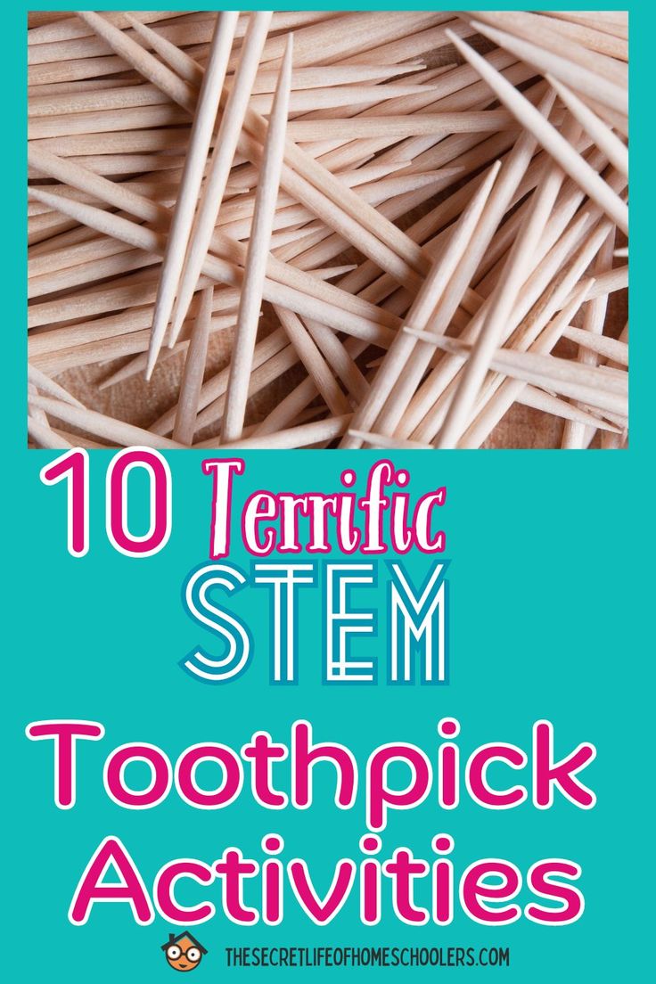 Try These 10 Terrific STEM Toothpick Activities - The Secret Life of Homeschoolers Toothpick Stem Challenge, Stem Building Challenges For Preschool, Easy Elementary Stem Activities, Toothpick Towers Stem, Stem Toothpick Structures, Stem Challenges High School, Fun Stem Activities For Kindergarten, Stem Ideas For Middle School, Stem Activities For Adults