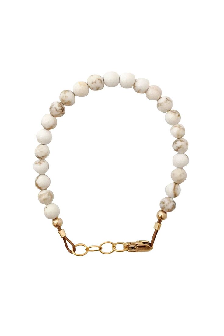 A style that can be layered with any other bracelet but it just as sweet alone. These soft, neutral stones are so classy & timeless. Please refer to our size chart before purchasing. Classic White Everyday Jewelry, White Classic Jewelry For Everyday, Adjustable White Bracelet For Everyday, Adjustable Stackable White Jewelry, Adjustable White Stackable Jewelry, Elegant White Everyday Jewelry, Elegant White Jewelry For Everyday, Elegant White Jewelry For Everyday Wear, Chic Beaded Bracelet Gift