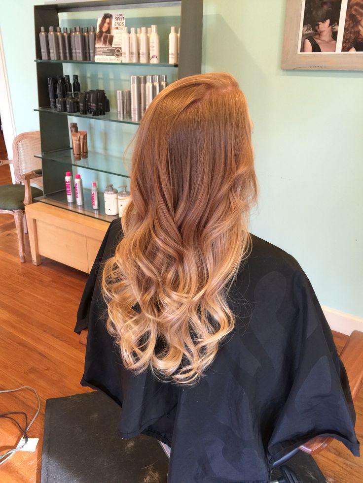 Strawberry blonde ombre Strawberry Blonde Ombre, Red Ombre Hair, Balayage Blond, Red Blonde Hair, Strawberry Blonde Hair Color, Brown Ombre Hair, Blond Balayage, Ombre Hair Blonde, Hair Color Formulas