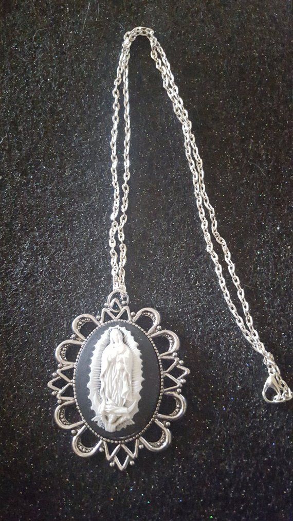 virgin of Guadalupe, Our lady of Guadalupe, Religious, Religious necklace, Guadalupe necklace, Ready Silver Spiritual Virgin Mary Jewelry, Silver Virgin Mary Pendant Jewelry, Spiritual Silver Jewelry With Virgin Mary, Silver Our Lady Of Guadalupe Jewelry For Wedding, Spiritual Oval Our Lady Of Guadalupe Necklace, Spiritual Oval Necklace Featuring Our Lady Of Guadalupe, Spiritual Virgin Mary Medallion Jewelry, Silver Necklace With Miraculous Medal For Wedding, Silver Our Lady Of Guadalupe Necklace