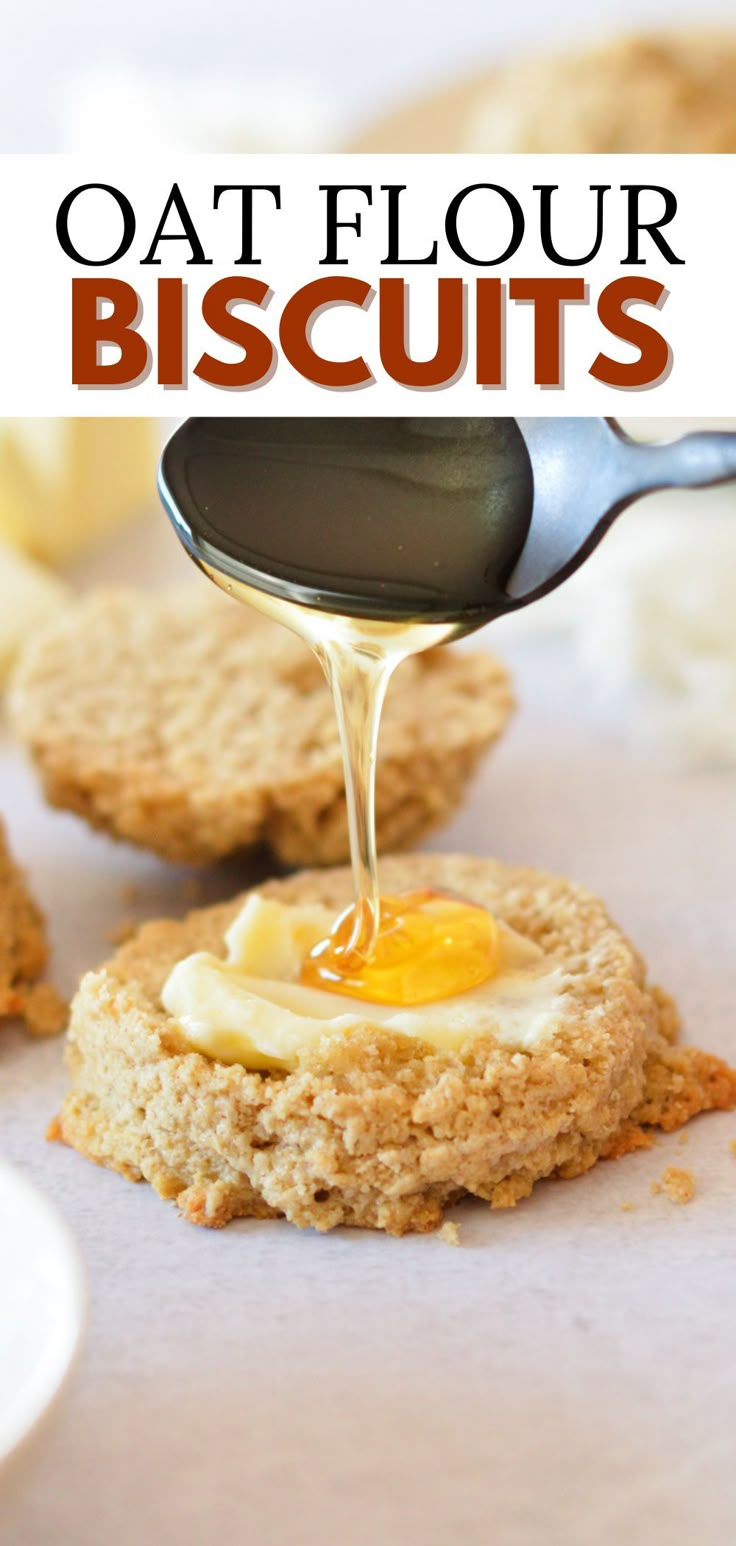 drizzling honey onto a biscuit. Oat Flour Buns Gluten Free, Oat Flour Yeast Bread Recipes, Oat Flour Breakfast Cookies, Oat Flour Biscuits Gluten Free, Oat Flour Bread Recipe Gluten Free, Oat Flour Gluten Free Recipes, Oat Flour Biscuits Recipe, Oat Flour Buns, Oat Flour Rolls