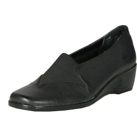 Jes Footwear Womens Boston Comfort Flats Shoes Size: 9 B(M) US.  Color: Black.  Gender: female.  Age Group: adult. Comfortable Black Slip-ons With Flat Bottom, Comfortable Black Slip-ons With Arch Support, Comfortable Black Non-slip Slip-ons, Black Flat Slip-ons With Arch Support, Medium Width Slip-on Flats With Arch Support, Comfortable Flats, Casual Shoes Women, Shoes Flats, Casual Shoes