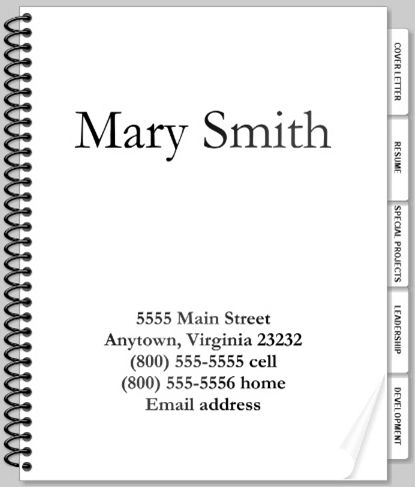 the front and back cover of mary smith's business card, which is printed in black