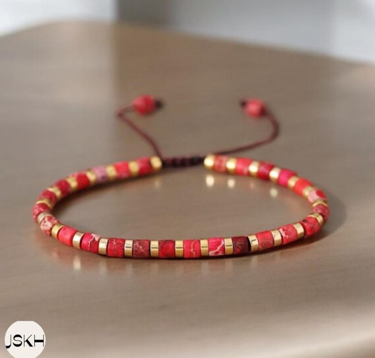 Natural stone beaded bracelet red jasper bracelet handmade adjustable bracelet 4mm Red Jasper Bracelet, Bracelet Minimalist, Jasper Bracelet, Boho Bracelet, Minimalist Bracelet, Red Jasper, Bracelet Handmade, Boho Bracelets, Adjustable Bracelet