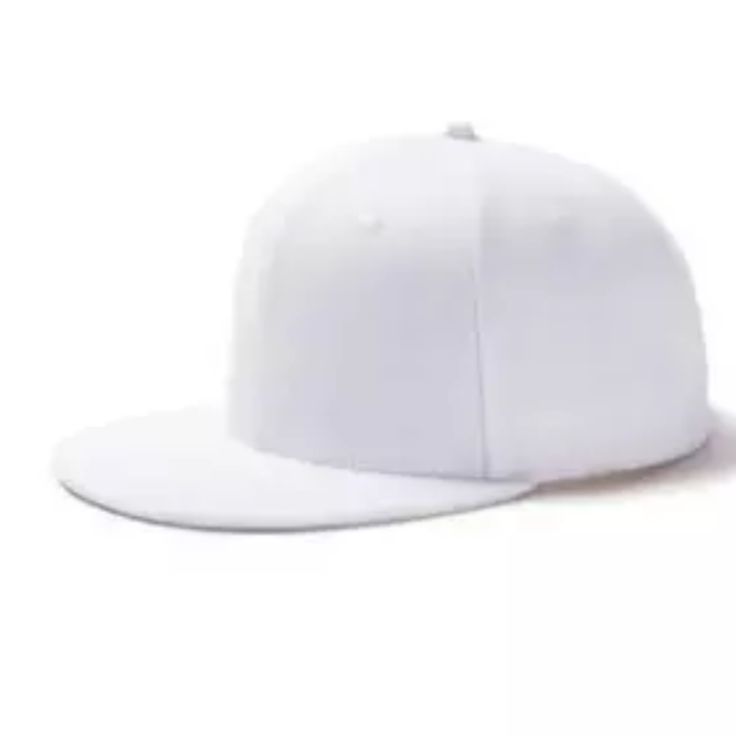 Brand New, Very Nice All White Snapback Flat Brim Hat. White Casual Flat Cap, Casual White Flat Cap, Adjustable White Flat Cap, White Flat Cap Hat One Size Fits Most, Everyday Adjustable White Snapback Hat, Trendy White Flat Bill Baseball Cap, White Snapback Hat With Flat Brim, White Snapback Hat With Flat Brim For Everyday, Solid Flat Brim Snapback Hat One Size