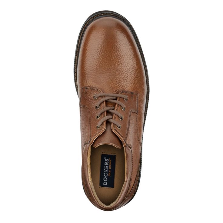 Keep your look classic and casual with these popular Dockers oxfords. Designed for any day, from a casual day at the office to your weekend adventures, these men’s shoes will keep your feet supported and relaxed all day long. The padded tongue and heel collar combined with a latex footbed create next level comfort, while the treated, synthetic leather uppers and bold outsole create that rugged casual look you’ve been wanting. Size Tip: Size up a 1/2 size from your normal size. Casual Oxford Shoes, Oxford Shoe, Weekend Adventures, Rugged Leather, Dark Tan, Synthetic Leather, Size 13, Casual Looks, Oxford Shoes