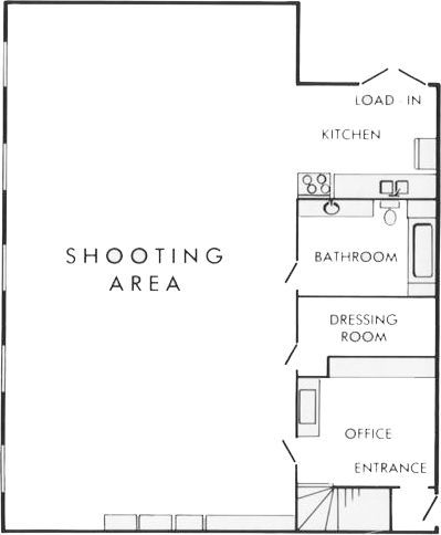 the floor plan for shooting area